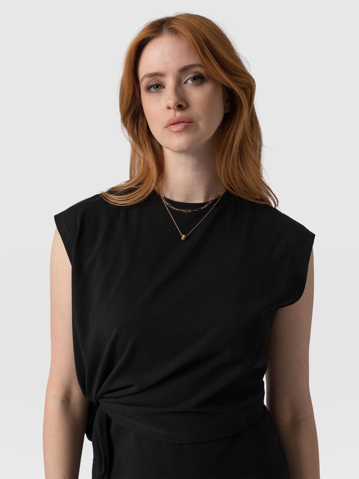 Kensal Knot Dress Black - Women's Dresses | Saint + Sofia® USA